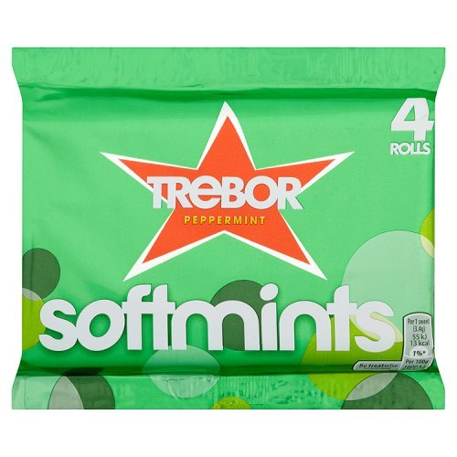 Trebor Softmints Peppermint 4 Pack 44.9g | High Quality Chocolate & Sweets Online - Product Image Trebor Softmints Peppermint 4 Pack 44.9g | High Quality Chocolate & Sweets Online - Product Image
